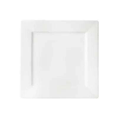 Porselen Quadro Beyaz Düz Tabak 21Cm  