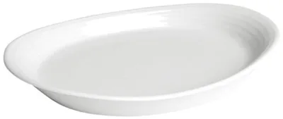 Porselen Focus Beyaz Kayık Tabak 17Cm  