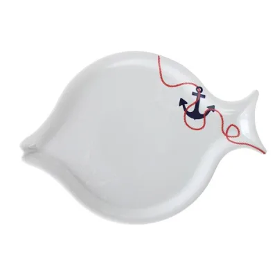 Porselen Marine Balık Tabak