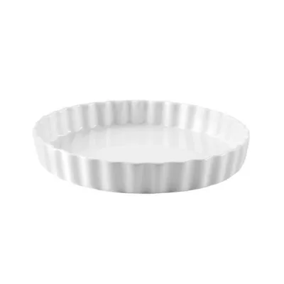 Porselen Beyaz Otel Tart Kalıbı 8Cm   