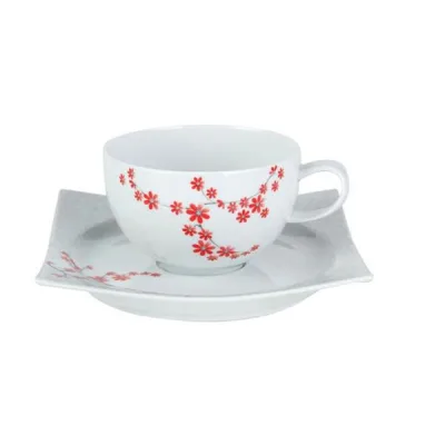Porselen Moribana Çay Fincan Takımı