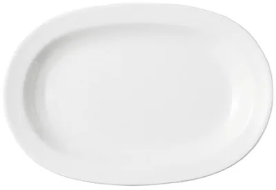 Porselen İstanbul Beyaz Kayık Tabak 17Cm
