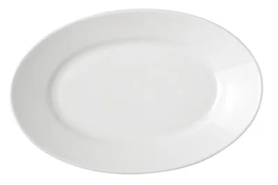 Porselen Bella Beyaz Kayık Tabak 21Cm  