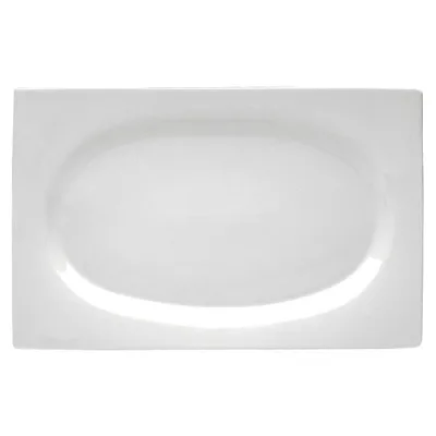 Porselen Zen Beyaz Kayık Tabak 18Cm   