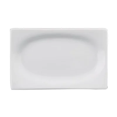Porselen Zen Beyaz Mini Kayık Tabak 11Cm