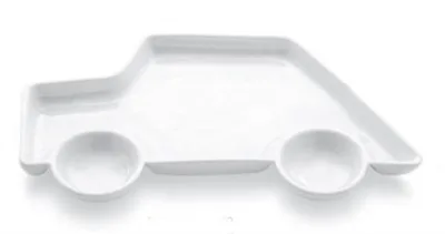Porselen Yardımcı Parçalar Dekoratif Araba Servis Tabak 33x21 cm