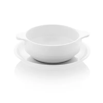 Porselen Delta Konsome Tabağı 17 cm