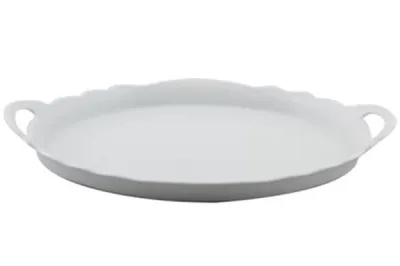 Porselen Otel Tepsı 42Cm        