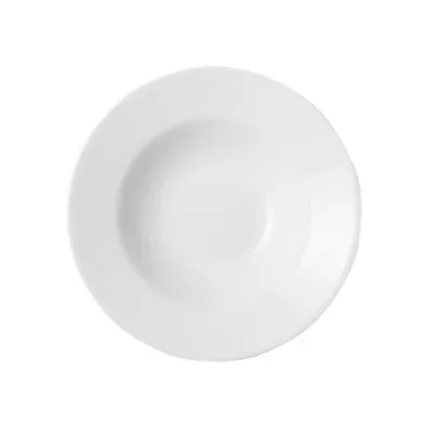 Porselen Bella Beyaz Çukur Tabak 21Cm  