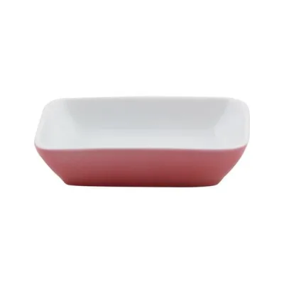 Porselen Pembe Salata Tabağı 13Cm    