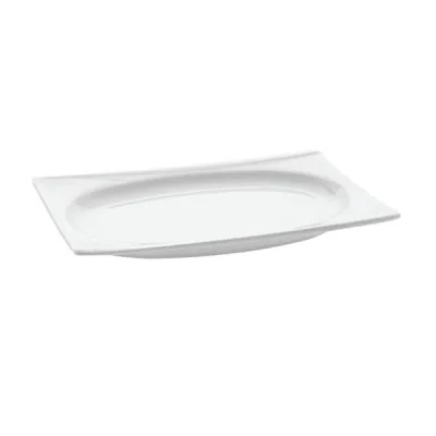 Porselen Hong Kong Kayık Tabak 25 cm