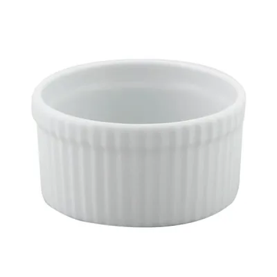 Porselen Beyaz Fırın&Güveç Kabı 6Cm   