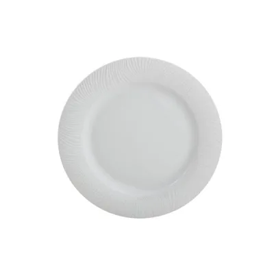 Porselen Lara Beyaz Düz Tabak 17Cm   