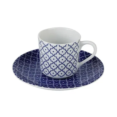 Porselen Blue Passion Kahve Fincan Takımı