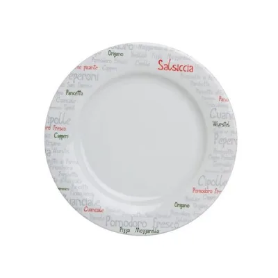 Porselen Italy Düz Tabak 17Cm      