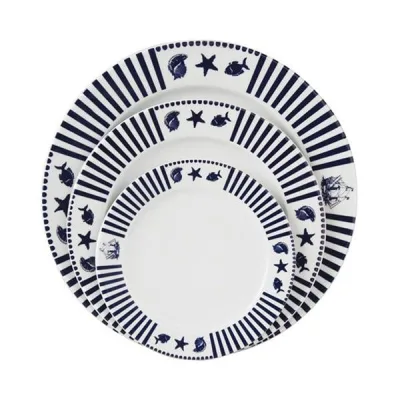 Porselen Akdeniz Düz Tabak 16Cm     