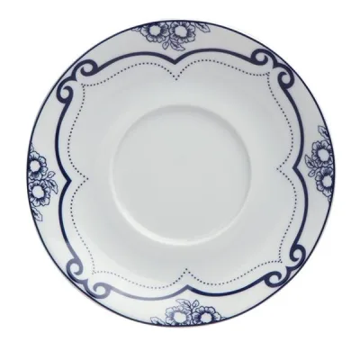 Porselen Blue Manoir Desen2 Kase Tabağı 