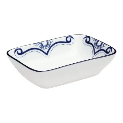 Porselen Blue Manoir Desen1 Salata Tabağ