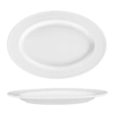 Porselen Lizbon Kayık Tabak 21 cm