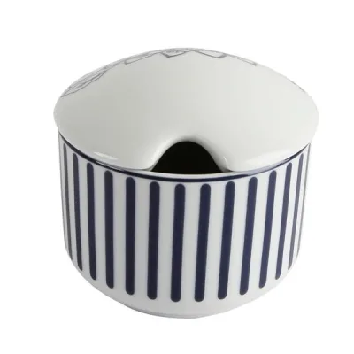 Porselen Blue Manoir Desen3 Kapaklı Hard