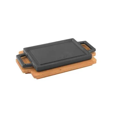 Ahşap Altlıklı Dikdörtgen Hot Plate