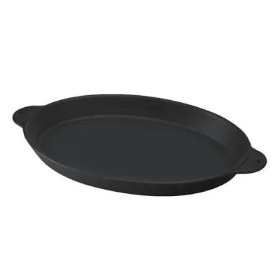 Kulplu Döküm Demir Oval Fajita Tavası