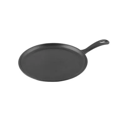 Metal Saplı Yuvarlak Pizza / Krep / Pankek Tavası