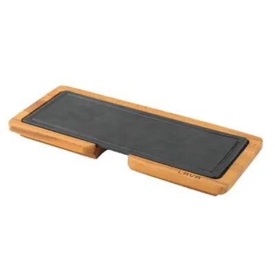 Ahşap Servis Tahtası, Hot Plate Döküm Demir Plakalı