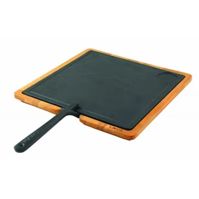 Ahşap Servis Tahtası, Hot Plate Döküm Demir Plakalı