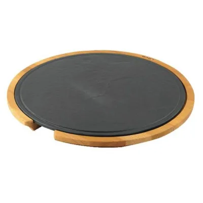 Ahşap Servis Tahtası, Hot Plate Döküm Demir Plakalı