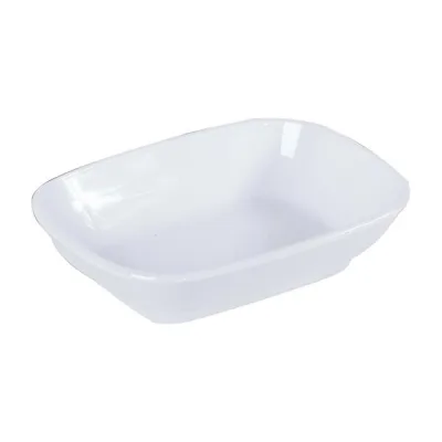 Köşeli Kayık Tabak 14x10 cm