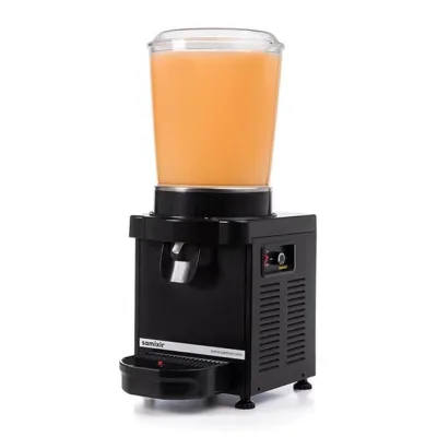M10 Manuel Panoramik Karıştırıcılı Soğuk İçecek Dispenseri Siyah 10 Litre M10.AB