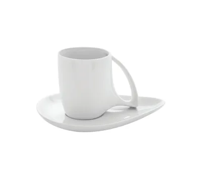 Porselen Dublin Kahve / Nescafe Çay Fincan Takımı 220 cc