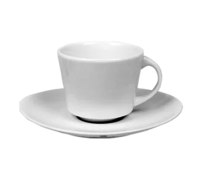 Porselen Elips Kahve/Nescafe Çay Fincanı ve Tabağı 90, 170 cc