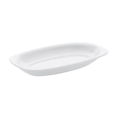 Porselen Mimoza Kayık Tabak 19 cm