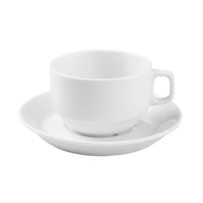 Porselen Bella Alumilite Tabaklı Çay Fin