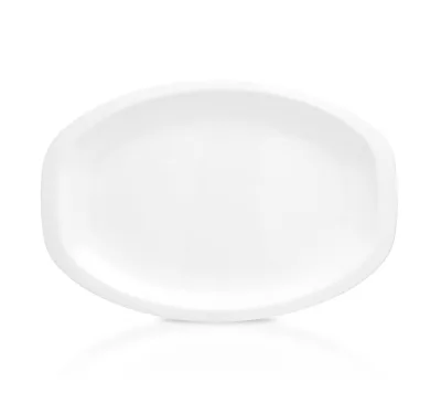 Porselen Açık Büfe Kayık Tabak 29 cm