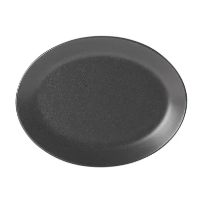 Porselen Seasons Siyah Kayık Tabak 18Cm 