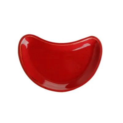 Porselen Seasons Kırmızı Mini Tabak 10Cm