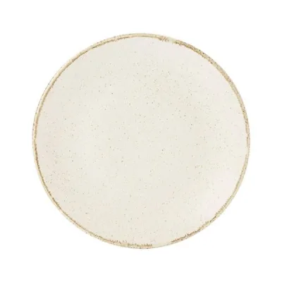 Porselen Seasons Bej Düz Tabak 18Cm   
