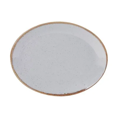 Porselen Seasons Gri Kayık Tabak 18Cm  