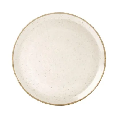 Porselen Seasons Bej Düz Tabak 20Cm   