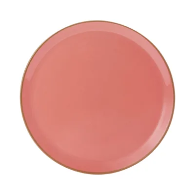 Porselen Seasons Turuncu Düz Tabak 20Cm 