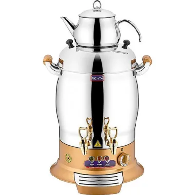 Gold Maksi Çift Demlikli Çay Kazanı Makinesi 16 lt R30