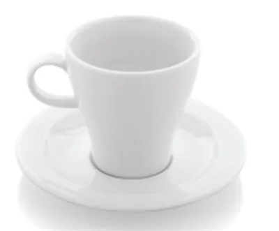 Porselen Rio Espresso/Cappuccino Fincanı ve Tabağı 200 cc