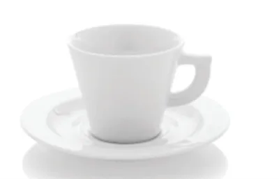 Porselen Roma Espresso/Cappuccino Fincanı ve Tabağı 70, 180 cc