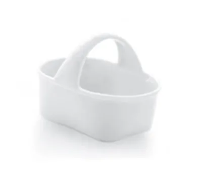 Porselen Açık Büfe Sepet Sos Tabağı 9x7 cm