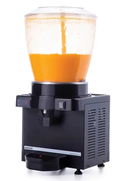 S22 Dijital Panoramik Fıskiyeli Soğuk İçecek Dispenseri Siyah 22 Litre S22.DB