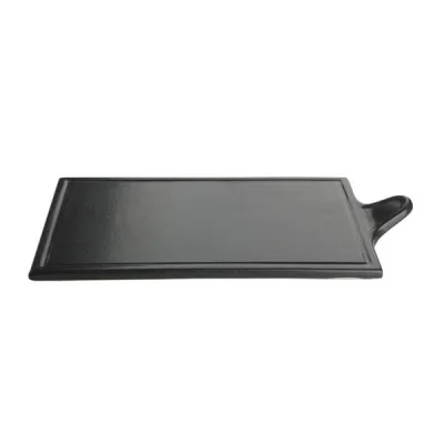 Porselen Seasons Siyah Sunum Tabağı 30Cm