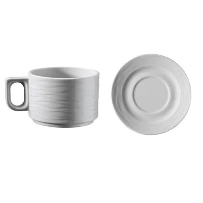 Porselen Sea Wave Çay Fincan Takımı